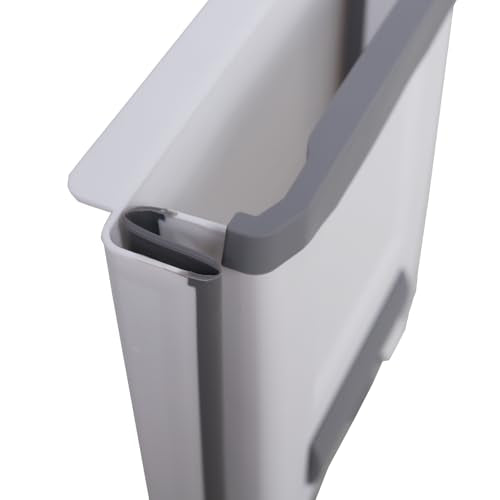 HYGRAD BUILT TO SURVIVE Small Collapsible Door Hanging Wall Mount Bags Holder Trash Garbage Waste Recycling Bin Container