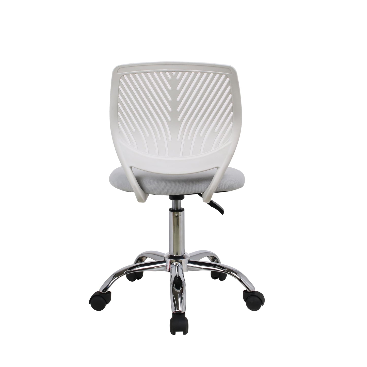 HYGRAD BUILT TO SURVIVE Swivel Chair Ergonomic Rolling Adjustable Gas Lift Kids Children Teens Study 360 Swivel Armless Chair Seat With Wheels (Light Grey)