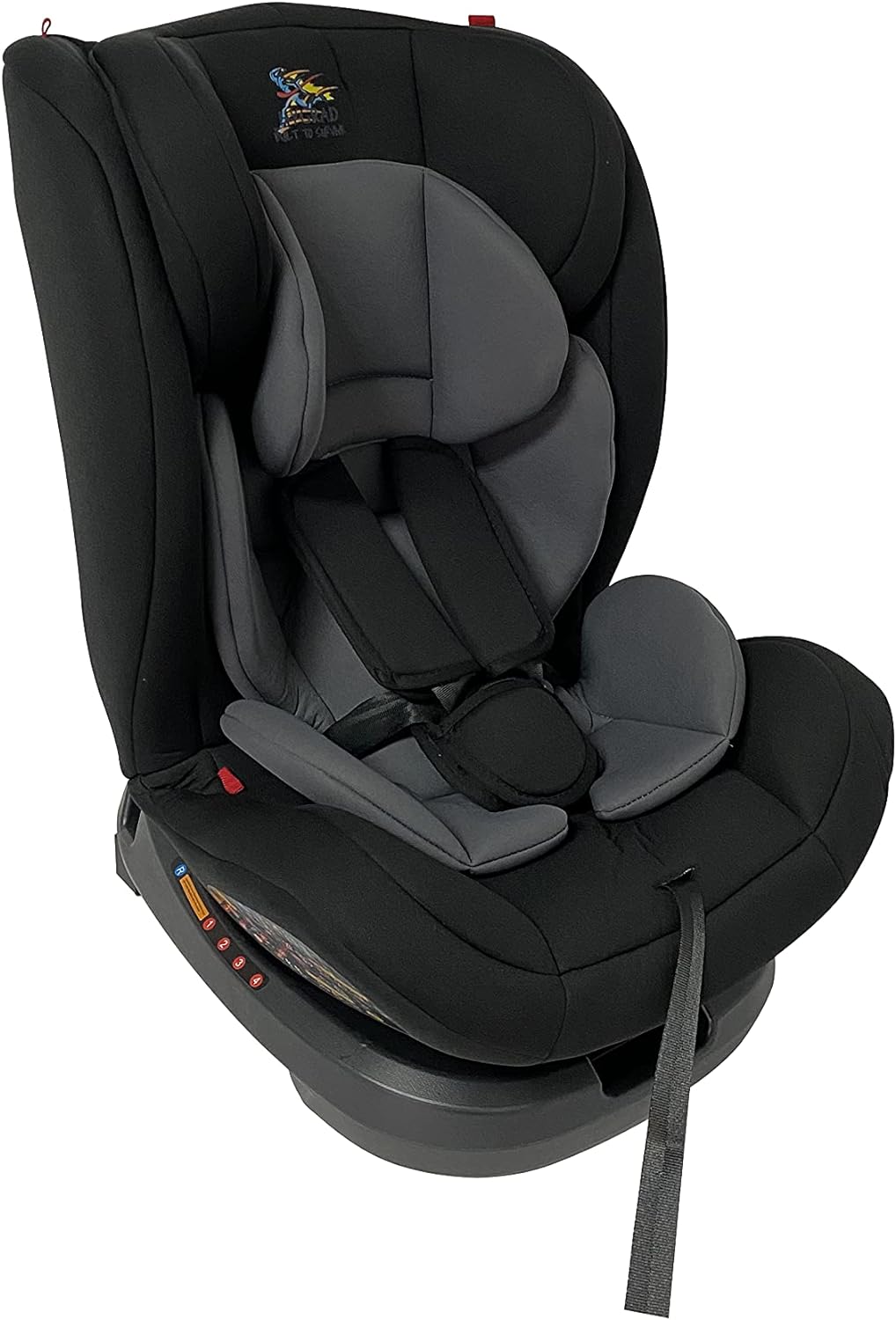 Multi Recliner ISOFIX Baby Child Kid Car Seat 360 Rotation Kg, Reclining Booster Child Seat for Infant, Side Impact Protection Group 0+1/2/3 (0-12 Years, 0-36 kg), Safety Certificate ECE R44/04