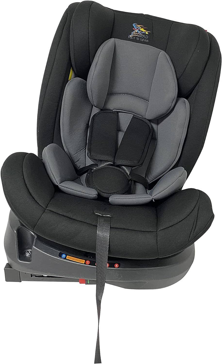 Multi Recliner ISOFIX Baby Child Kid Car Seat 360 Rotation Kg, Reclining Booster Child Seat for Infant, Side Impact Protection Group 0+1/2/3 (0-12 Years, 0-36 kg), Safety Certificate ECE R44/04