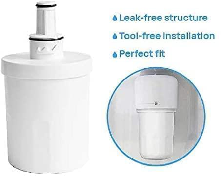 2 x Hygrad Refrigerator Fridge Replacement Water Filter For Samsung Aqua Pure Plus Compatible DA29-00003 TUV SUD certified