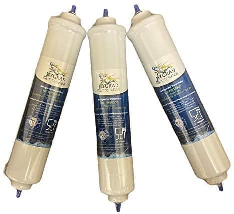 3 x Hygrad Refrigerator Fridge Replacement Refill Filter For Samsung, Culligan, Brita TUV/SUD Certified