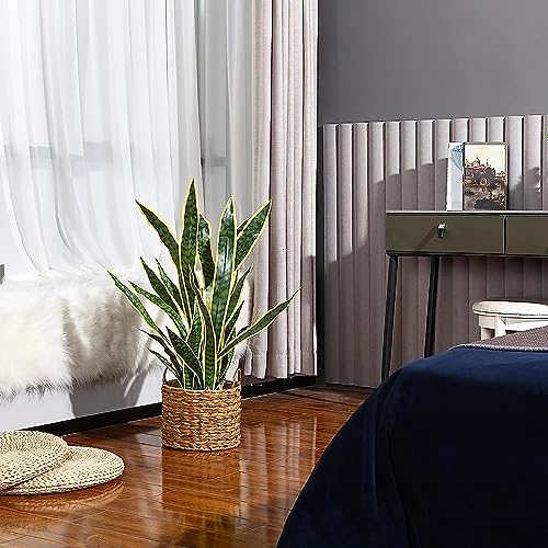 HYGRAD BUILT TO SURVIVE Tall Green Indoor Outdoor Artificial Faux Fake ...