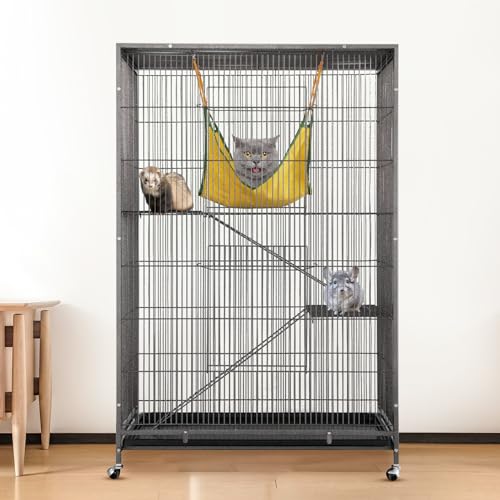 Extra Large Metal Portable Rolling Pet Cat Ferret Rat Chinchilla Small Animal Playpen Cage Enclosure