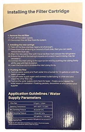 3 x Hygrad Refrigerator Fridge Replacement Refill Filter For Samsung, Culligan, Brita TUV/SUD Certified