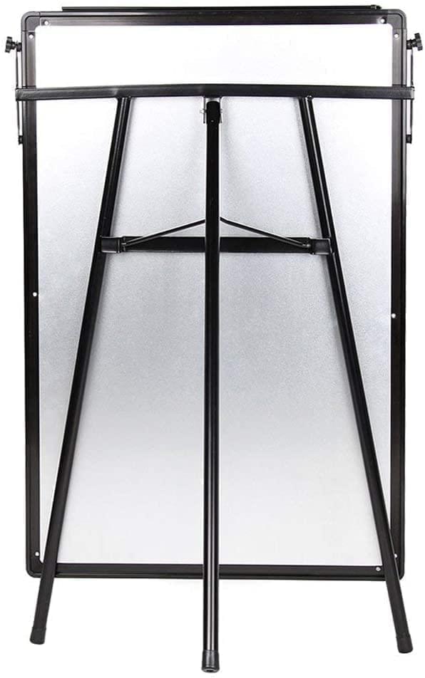 24" x 36" Inches (60 x 90cms) Tripod Whiteboard Magnetic Standing Flip Chart Easel Board Height Adjustable