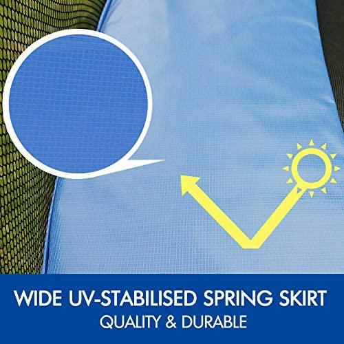 HYGRAD BUILT TO SURVIVE Outdoor Garden Trampoline With Safety Net Enclosure & Step Ladder 3 Sizes