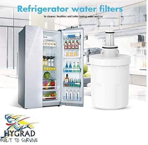 2 x Hygrad Refrigerator Fridge Replacement Water Filter For Samsung Aqua Pure Plus Compatible DA29-00003 TUV SUD certified