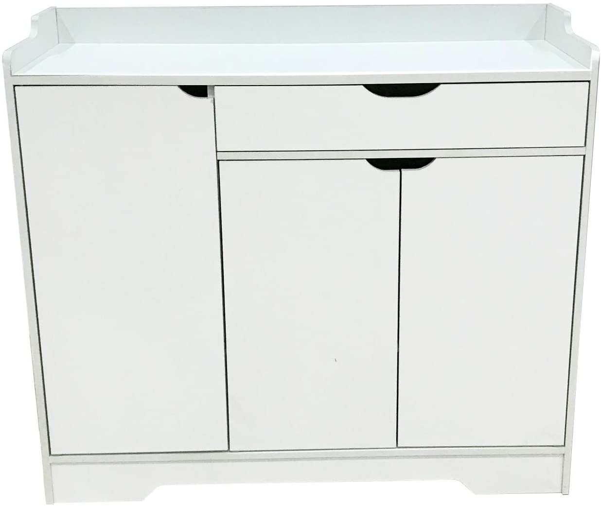 White Shoe Storage Cabinet Unit Cupboard Hallway Furniture Living Room Shoe Rack HYGRAD®