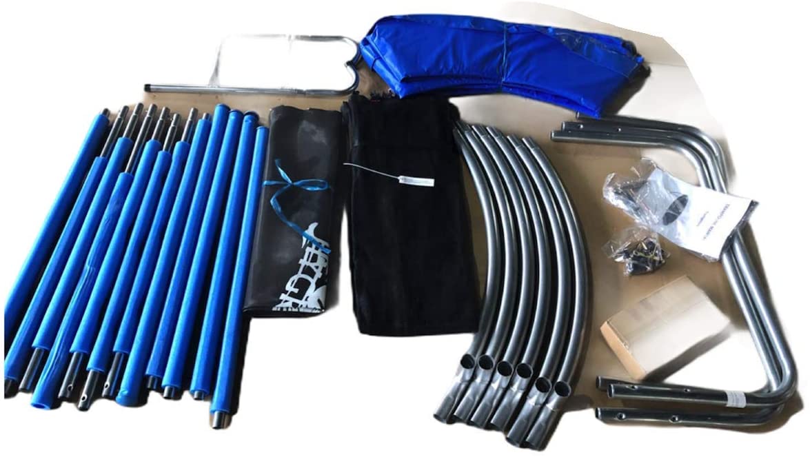 HYGRAD BUILT TO SURVIVE Outdoor Garden Trampoline With Safety Net Enclosure & Step Ladder 3 Sizes