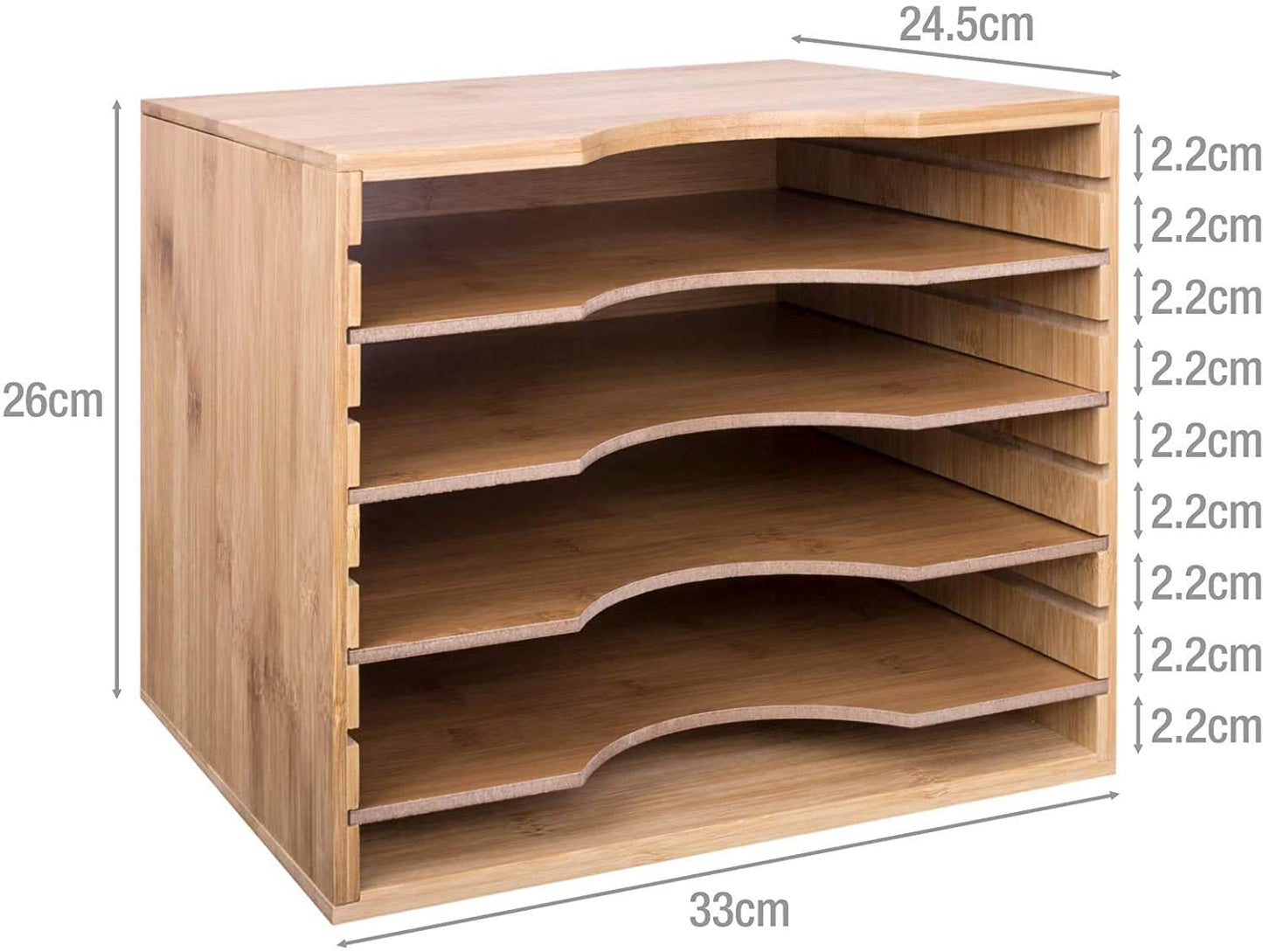 File A4 Storage Hygrad 5 Sections Adjustable Points A4 Files Paper Sorter Organizer Stationery Office Supplies