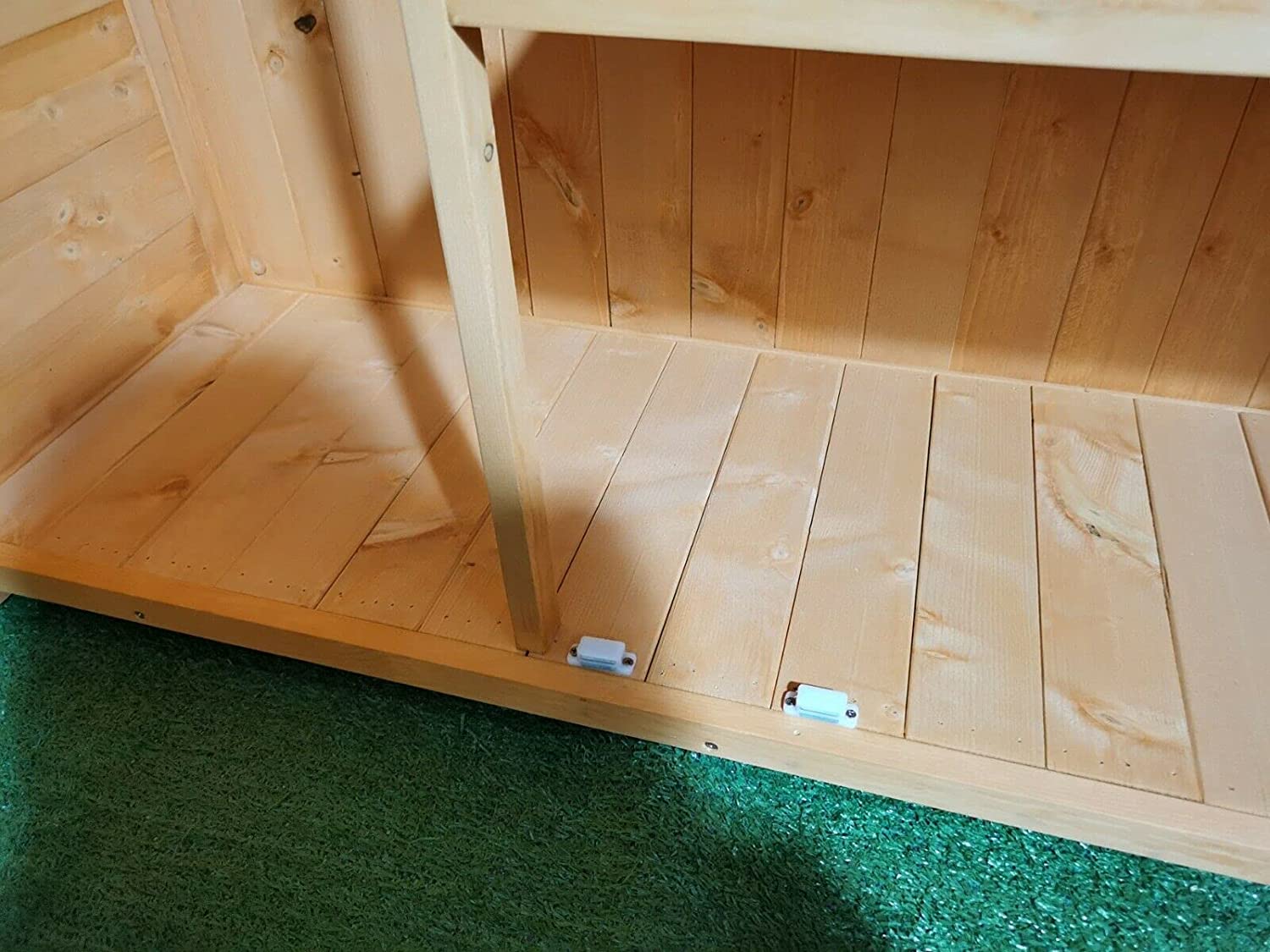 Wooden 128 cm Wide Large Outdoor Garden Storage Toll Shed Cabinet Cupboard Lockable Double Doors