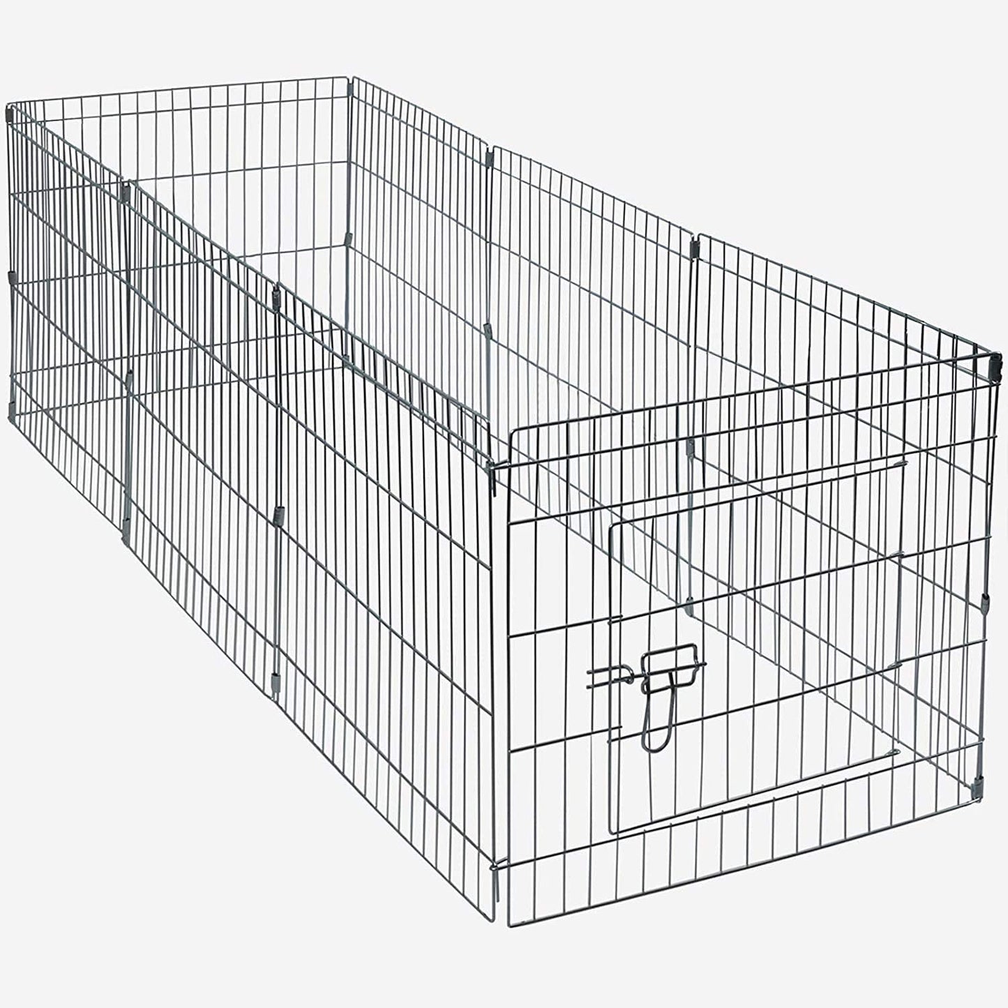 HYGRAD® 8 Panel Wire Metal Pet Dog Small Animal Cat Exercise Playpen Fence Enclosure Cage Den X Large 36" Inches