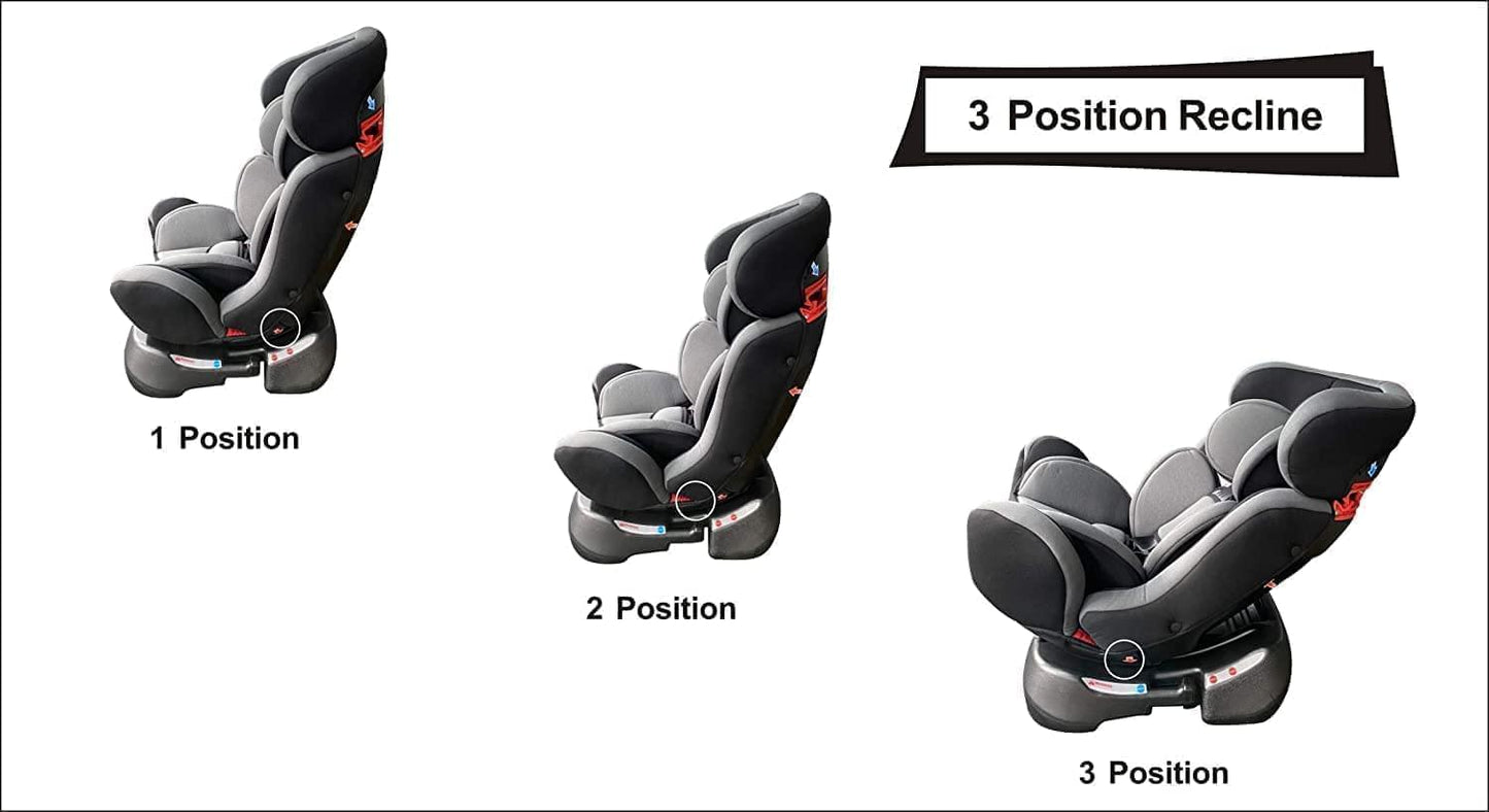 3 in 1 Child Baby Kid Car Seat with Base Booster Group 0 1 2 Birth to 5 25kg R44/04 CE Certified