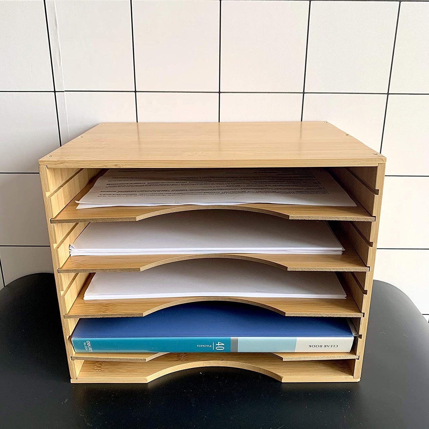 File A4 Storage Hygrad 5 Sections Adjustable Points A4 Files Paper Sorter Organizer Stationery Office Supplies