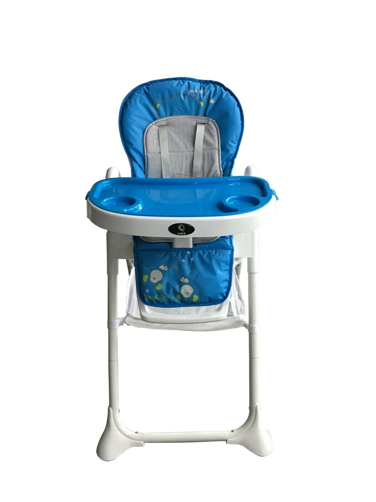 G4RCE Foldable 3 in 1 Baby Toddler Child Kids Infant Highchair Feeding Recliner Adjustable Seat Chair in Pink & Blue