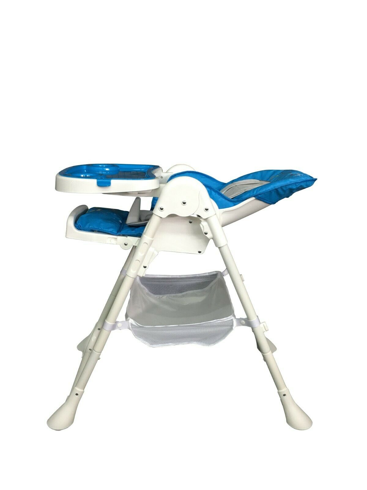 G4RCE Foldable 3 in 1 Baby Toddler Child Kids Infant Highchair Feeding Recliner Adjustable Seat Chair in Pink & Blue