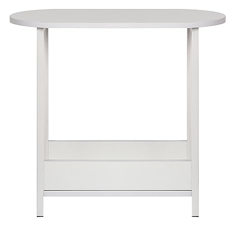 HYGRAD BUILT TO SURVIVE 2 Tier Narrow Wooden Bedside Sofa End Side Ova ...