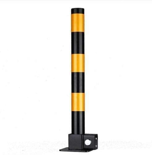 2 x Steel Removable Folding Security Safety Parking Driveway Vehicle Post Bollards Barriers