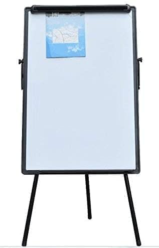 24" x 36" Inches (60 x 90cms) Tripod Whiteboard Magnetic Standing Flip Chart Easel Board Height Adjustable
