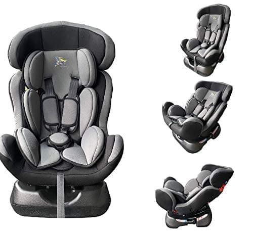 3 in 1 Child Baby Kid Car Seat with Base Booster Group 0 1 2 Birth to 5 25kg R44/04 CE Certified For Toddlers, Infant Safety Car Seat With 5 Point Harness