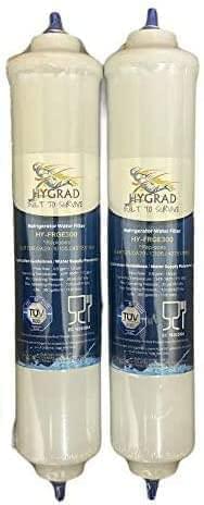 3 x Hygrad Refrigerator Fridge Replacement Refill Filter For Samsung, Culligan, Brita TUV/SUD Certified