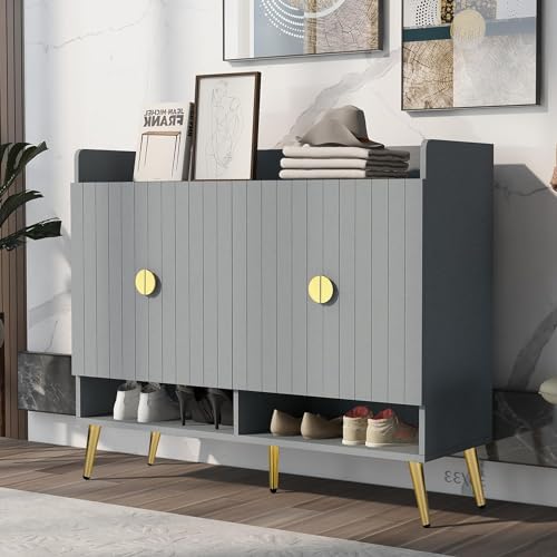 HYGRAD BUILT TO SURVIVE Shoe Cabinet Hallway Shoe Storage Rack Cupboar ...