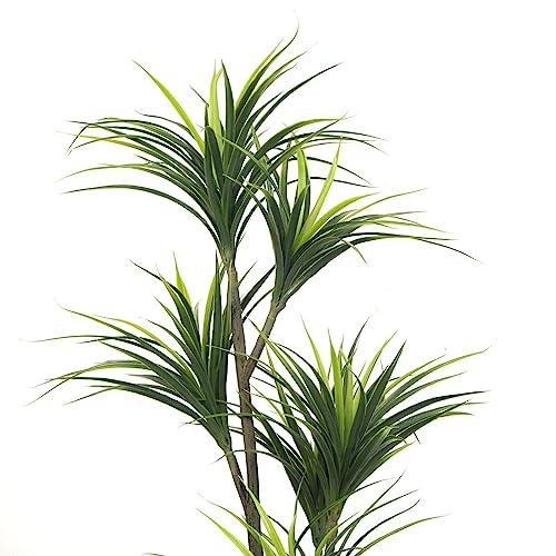 HYGRAD BUILT TO SURVIVE Tall Green Indoor Outdoor Artificial Faux Fake Decorative Home Office Exotic Tropical Plant (Dracaena Draco 150cm)