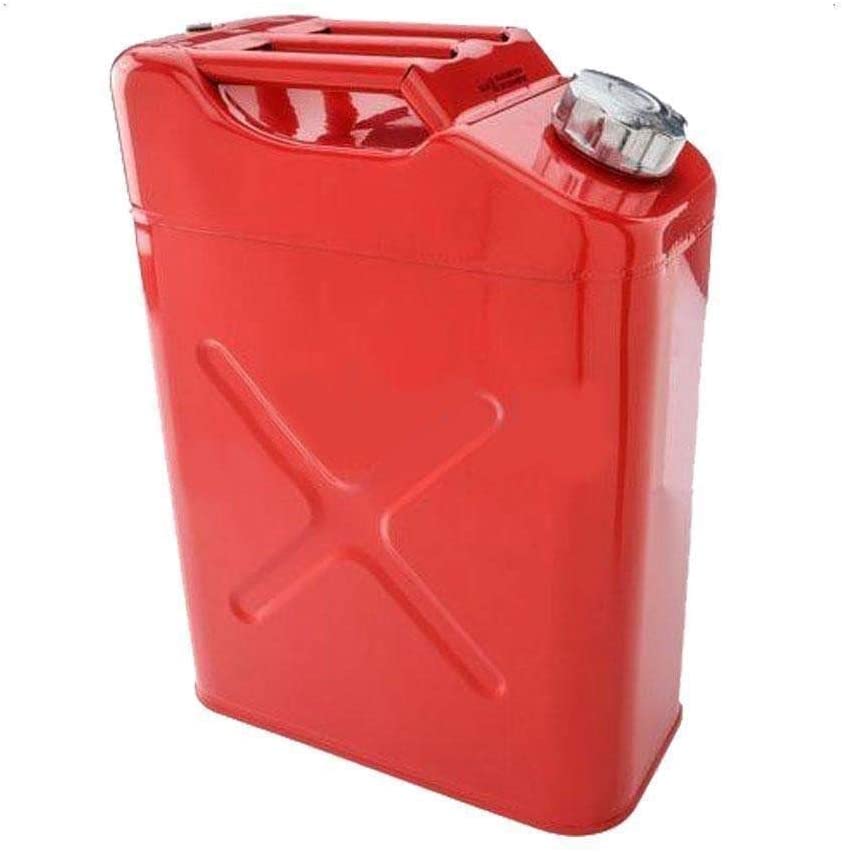 HYGRAD BUILT TO SURVIVE 20L 5 Gallon Steel Fuel Gasoline Petrol Diesel Water Jerry Can Tank Container Backup Storage